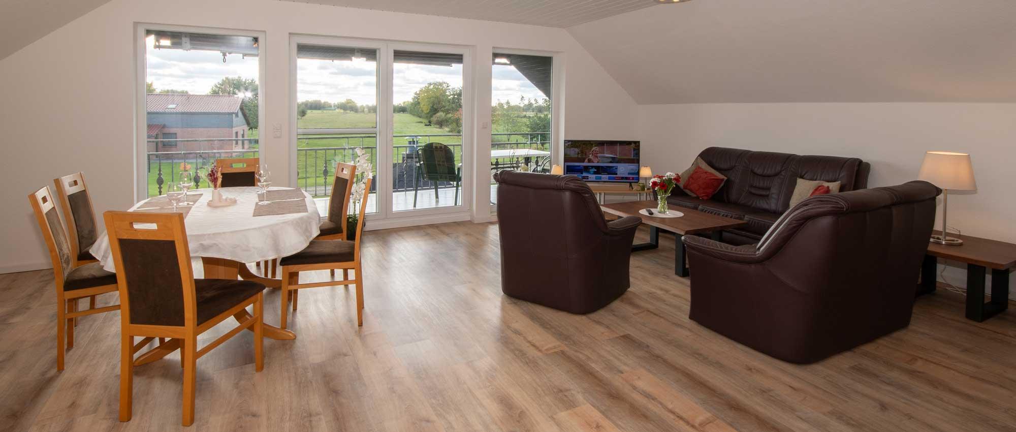 ...was für ein Ausblick - in die freie Natur