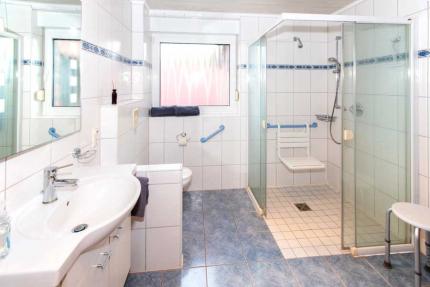 befahrbare Dusche im EG